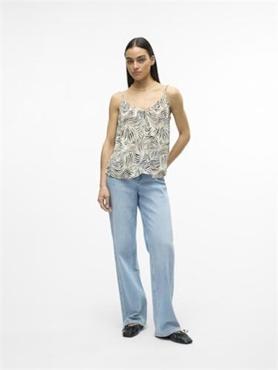 VERO MODA VMKARMYN SHORT SINGLET TOP VMA Tişört Kadın