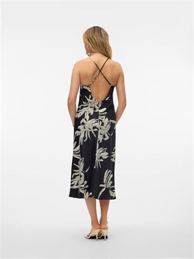 VERO MODA VMKEILA STRAP CALF DRESS VMA Elbise Kadın