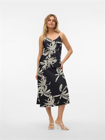 VERO MODA VMKEILA STRAP CALF DRESS VMA Elbise Kadın