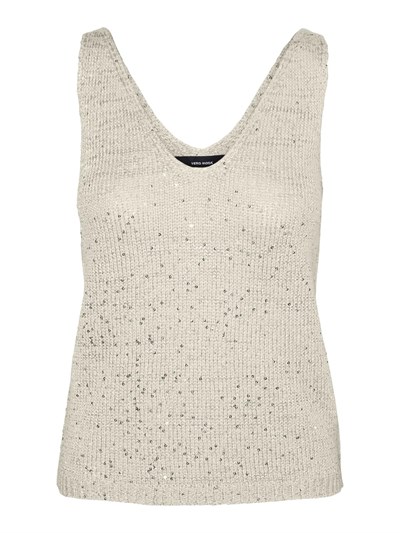 VERO MODA VMLEILANI SL V-NECK TOP Kazak Kadın