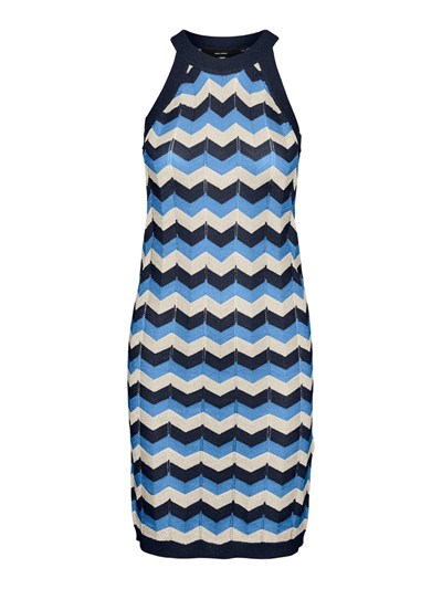 VERO MODA VMMISA SL HALTERNECK SHORT DRESS Elbise Kadın