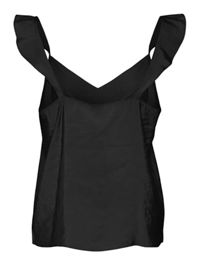 VERO MODA VMQUEENY FRILL SINGLET WVN GA Tişört Kadın