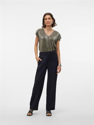 VERO MODA VMQUEENY LONG PANTS WVN GA Pantolon Kadın