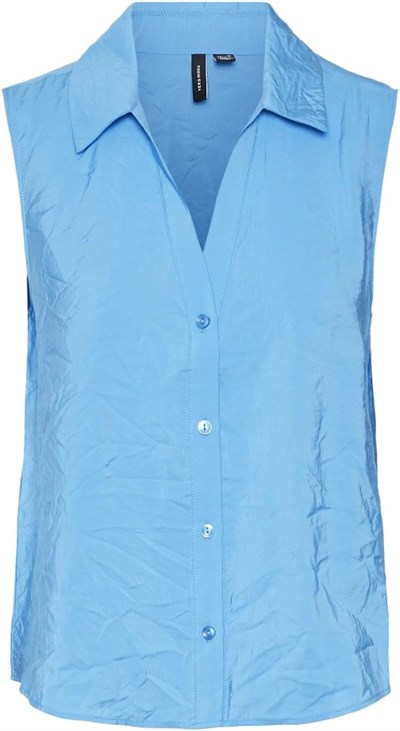 VERO MODA VMQUEENY SL SHIRT WVN GA Gömlek Kadın