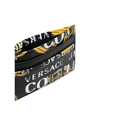 VERSACE JEANS COUTURE erkekler Logo couture kredi kartı sahibi siyah - çok renkli, Siyah - Çok renkli, One Size