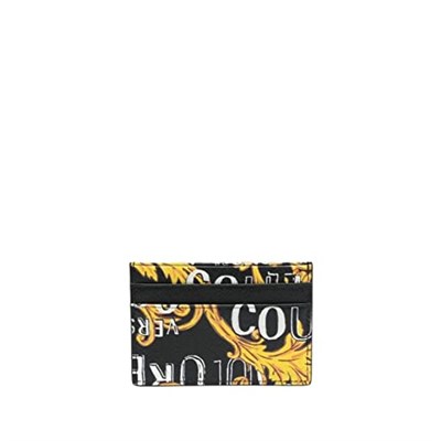 VERSACE JEANS COUTURE erkekler Logo couture kredi kartı sahibi siyah - çok renkli, Siyah - Çok renkli, One Size