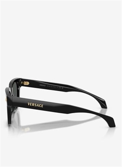 Versace VE 4510U GB187 52 Unisex Kare Siyah Kemik Güneş Gözlüğü