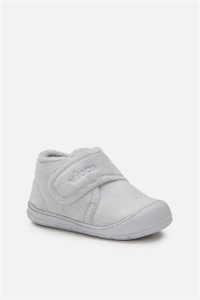 Vicco Color Rahat Kalıp Unisex Bebek Panduf (Gri, 21 Numara)
