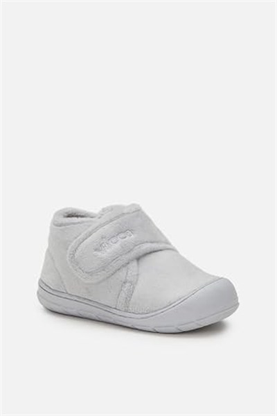 Vicco Color Rahat Kalıp Unisex Bebek Panduf (Gri, 23 Numara)