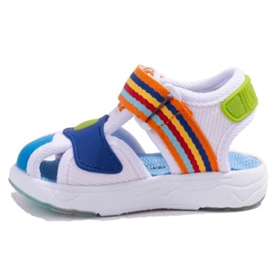 Vicco Flow II 332P24Y202 Beyaz Mavi Ortopedik Günlük Erkek Çocuk Spor Sandalet