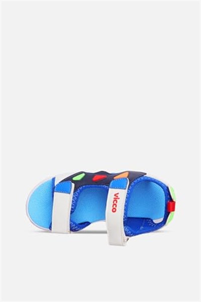 Vicco Hilda Işıklı Erkek Çocuk Sandalet (Saks Mavi, 34 Numara)