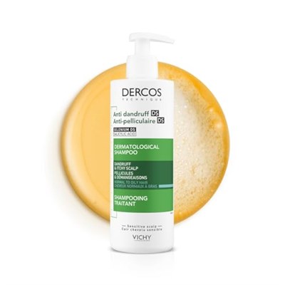VICHY Dercos Anti Dandruff Normal Ve Yağlı Saçlar İçin Kepek Karşıtı Bakım Şampuanı 390 ml