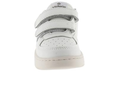 victoria Unisex Tiempo Deri Efektli Düşük Top Spor Ayakkabılar ve Kontrast Parçalar ve Kayışlar 1124104 Çocuklar için