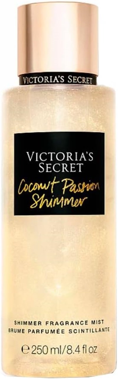 Victorias Secret Coconut Passion Shimmer Mist 250 ml Simli Işıltılı Kadın Vücut Spreyi