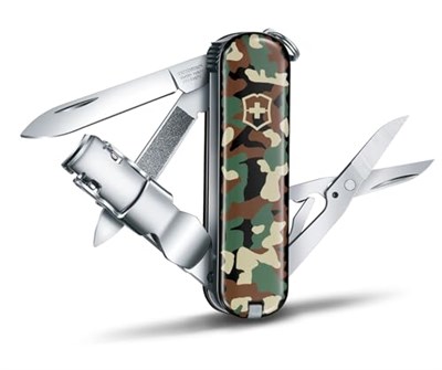Victorinox 0.6463.94 NailClip 580 Kamuflaj Desenli Tırnak Makaslı Çakı