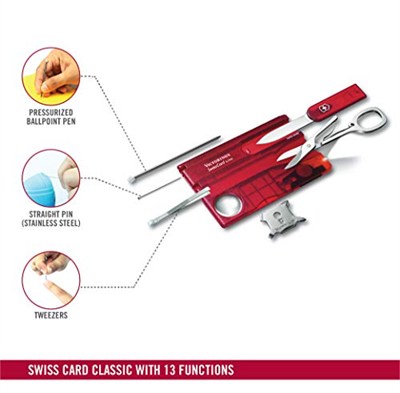 Victorinox 0.7300.T SwissCard Lite Ruby