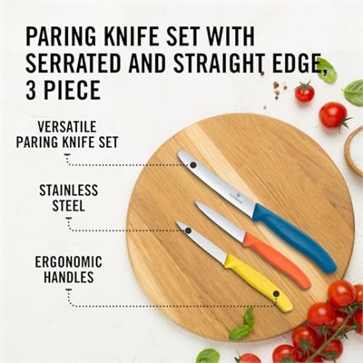 Victorinox 6.7116.32C1 Swiss Classic 3lü Bıçak Set, Renkli