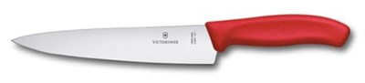 Victorinox 6.8001.19C1B 19cm Düz Şef Bıçağı, Kırmızı, Blisterli