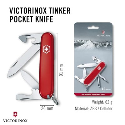Victorinox Asker Bıçağı Tinker kırmızı