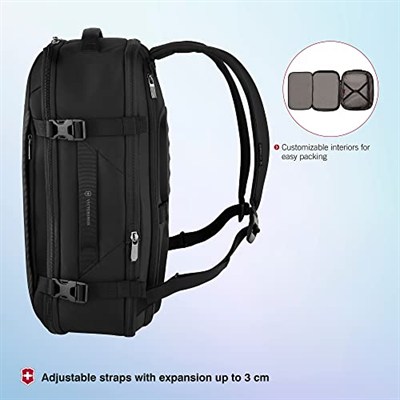Victorinox Crosslight, Boarding Bag, Siyah, Siyah, Talla única, Daypack