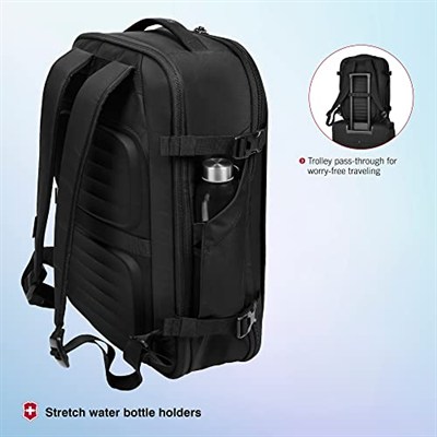 Victorinox Crosslight, Boarding Bag, Siyah, Siyah, Talla única, Daypack