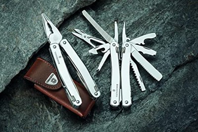 Victorinox Deri kılıf çakı için (kemer halkası, cırt cırtlı, 3 cm x 10 cm) kahverengi