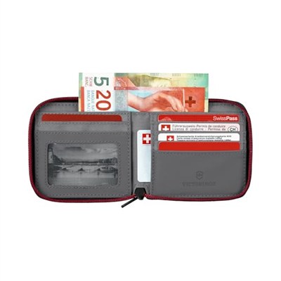 Victorinox Fermuarlı Cüzdan Frost Grey TEK BEDEN UNISEX, Frost Grey, Tek Beden, Günlük