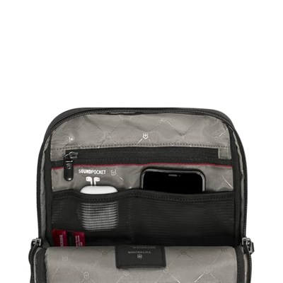 Victorinox İsviçre Tasarımlı Crossbody Çanta, Architecture Urban 2, Erkekler ve Kadınlar için Çanta, 6 Litre, Siyah, 653351, Siyah, S, İş