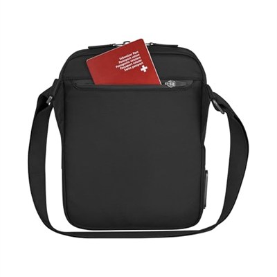 Victorinox İsviçre Tasarımlı Crossbody Çanta, Architecture Urban 2, Erkekler ve Kadınlar için Çanta, 6 Litre, Siyah, 653351, Siyah, S, İş