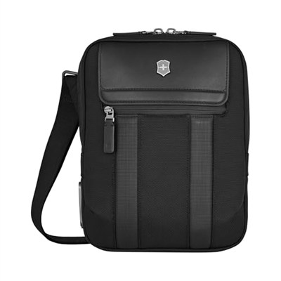 Victorinox İsviçre Tasarımlı Crossbody Çanta, Architecture Urban 2, Erkekler ve Kadınlar için Çanta, 6 Litre, Siyah, 653351, Siyah, S, İş