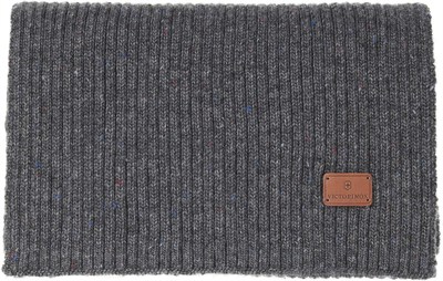 Victorinox Rib Knit Scarf With Victorinox Leather Patch Şal Üniseks Yetişkin