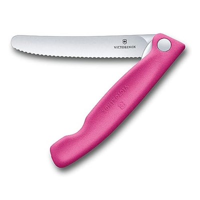 Victorinox S Classic Pembe Katlanır Soyma Bıçağı 11 cm