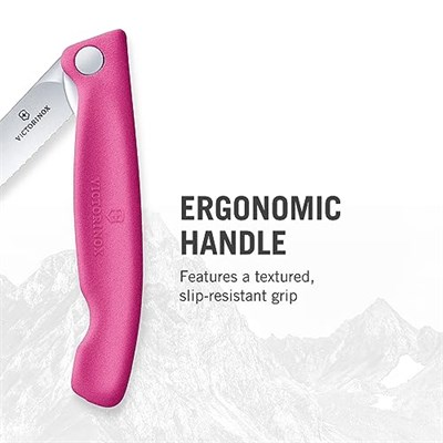 Victorinox S Classic Pembe Katlanır Soyma Bıçağı 11 cm