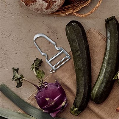 Victorinox STAR tasarruflu soyucu, ekstra keskin bıçak, tırtıklı kesim, çift bıçaklı, paslanmaz çelik