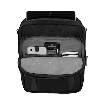 VICTORINOX SWISS ARMY Victorinox Werks Professional Cordura Omuz Çantası, Tek beden, Siyah, Unisex Yetişkin