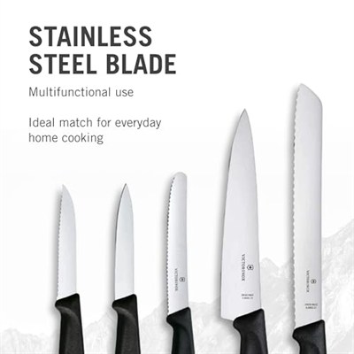 Victorinox, Vict.Swiss Classic Biçak Seti 5li, Kutulu, 6.7133.5gr, Siyah