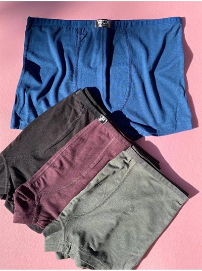 VicTroy Modal Kumaş Yazlık Beli Katlanmaz Basic Erkek Boxer-1