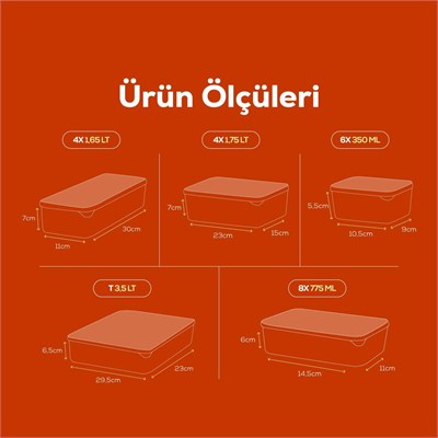 Vienev 24lü Buzdolabı Düzenleyici Organizer Mikrodalgaya Uygun Difriz Saklama Kabı Mint