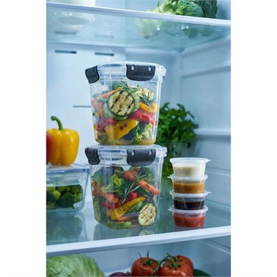 Vienev 2li Kilitli Kapak 1075ml Yemek Saklama Kabı - Sosluk Ve Kaşık Setli Pratik Öğün Kabı