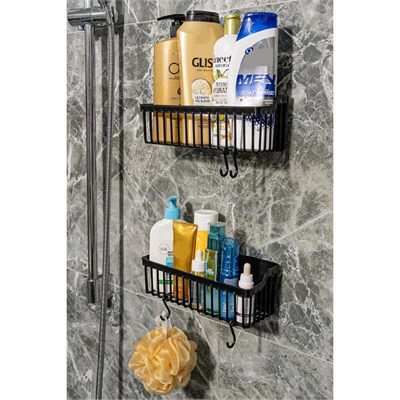 Vienev 2li Yapışkanlı Banyo-mutfak Organizer Raf