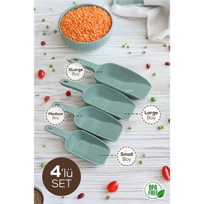 Vienev 4lü Set Plastik Erzak Kürek Seti Mint