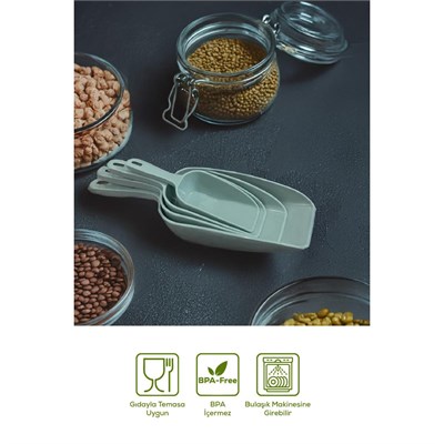 Vienev 8li Set Plastik Erzak Kürek Seti Mint