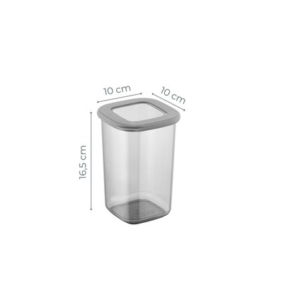 Vienev Foly Kare Erzak Saklama Kabı 12li Set Orta Boy 1,2 Litre