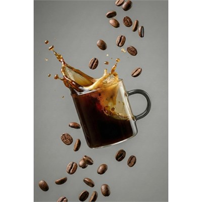Vienev Gri Kulplu 6lı Cam Espresso Bardağı Seti - 95 Ml