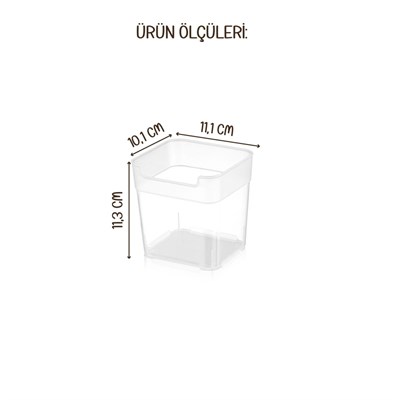 Vienev Mini Buzdolabı Düzenleyici Kutu 6lı Beyaz