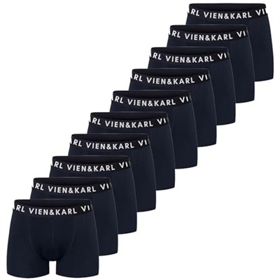 VIEN&KARL Erkek Premium Boxer 10lu Paket Lacivert XL
