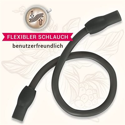 VIOKS Siеmens 12004554 için süt hortumu süt borusu yedeği Köpürtme başlığı için hortum 220 mm VeroAroma 500, 700, EQ.6 serisi 300, 500, 700 kahve makinesi için