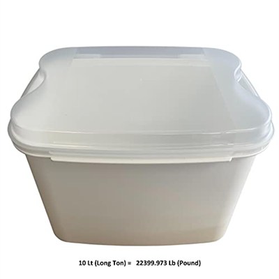 Vip Ahmet Masal Saklama Kabı, Beyaz 10 L + 4, 5 L + 1, 6 L