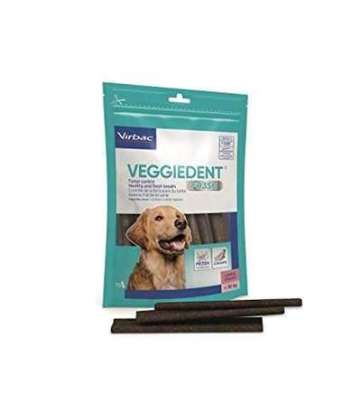 Virbac VEGGIEDENT VN100761 Atıştırmalık Taze Çizgili, L