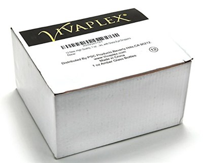 Vivaplex 12, Amber, 1oz Cam Şişeler, Cam Göz Damlalıklı
